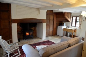 Sitting room: the place to get cosy...                      